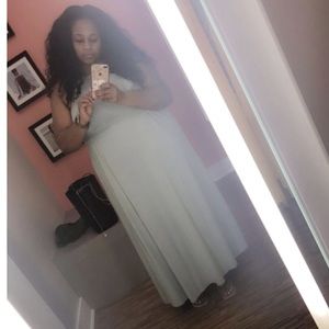 Mint green Halter dress